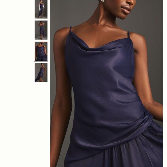 Anthropologie Slim Asymmetrical-Hem Dress - Picture 4 of 4